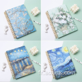 Hot Selling Oil Painting Spiral Notebook B5 Sketchbook